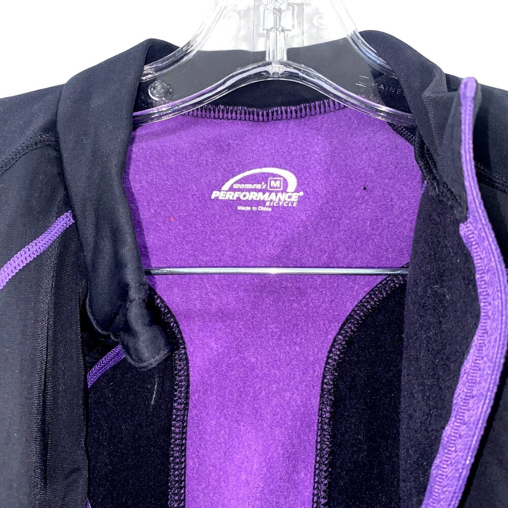 Women's Bicycle Performance Purple & Black Softshell Cycling Jacket Size M - Picture 4 of 9